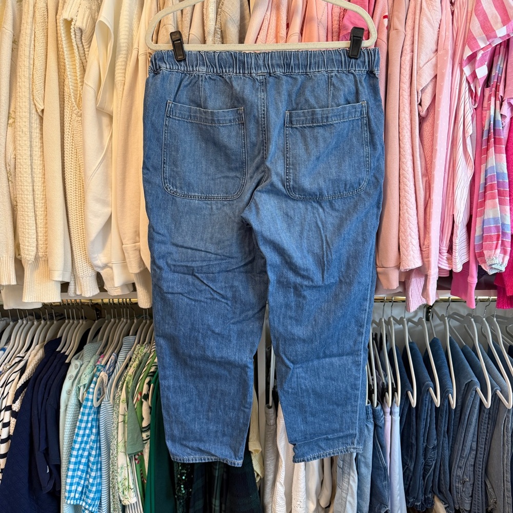 J. Crew Factory Blue Boyfriend Jeans - Picture 3 of 4